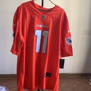 Miami Dolphins #1 Devante Parker Red Rush Legends Jersey